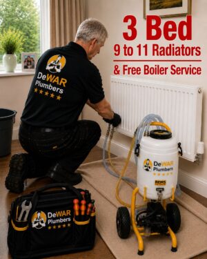 Power Flush your Heating System (3 Bed House)