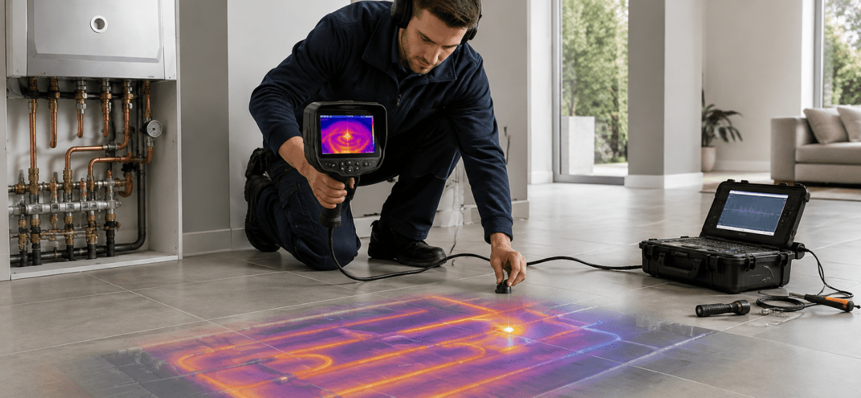 Underfloor Heating Leak Detection Dublin
