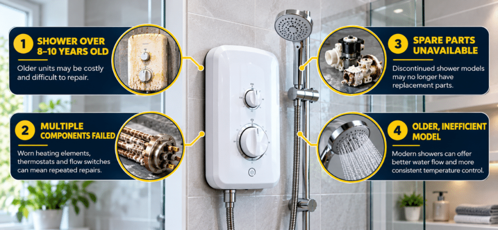 When Replacing Your Electric Shower Is the Better Option?